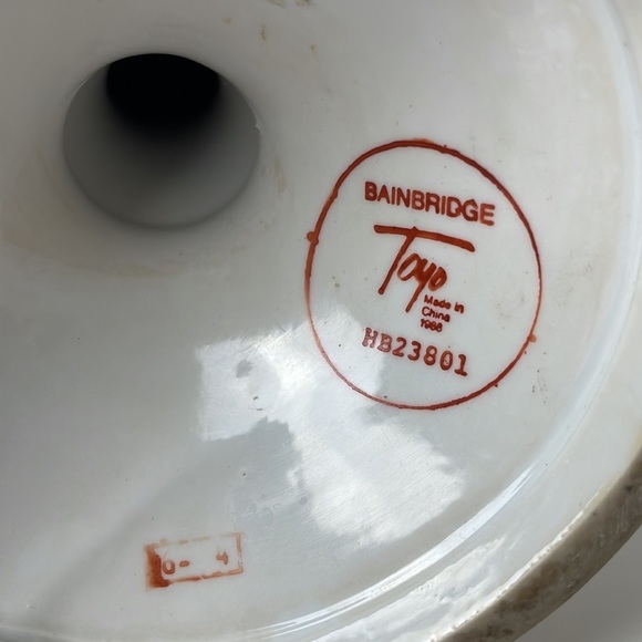 Porcelain Pink Blue Green Floral Candles Stick Holder - Picture 3 of 9